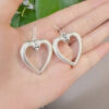 925 sterling silver heart hollow earrings 2