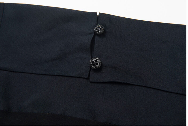 Acetate Double layered Hem Backless Top 6