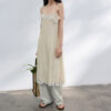 Acetate Lace Trim Spaghetti Strap Dre 6