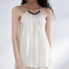 Agate Bead Striped Linen Camisole Top 8