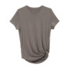 Antibacterial Cotton Linen Twist T shirt 2