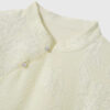 Apricot Silk Jacquard Cheongsam 5