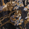 Black Silk Embroidered Beaded Vest 3