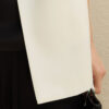Black Silk Half Sleeve Blazer 5