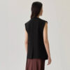 Black Silk Suit Vest 3