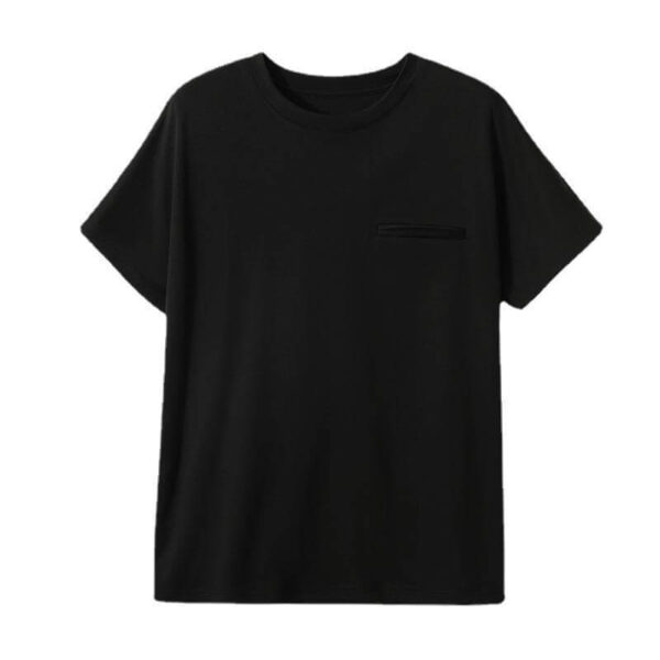 Black and White Ammonia treated Cotton T shirt 1