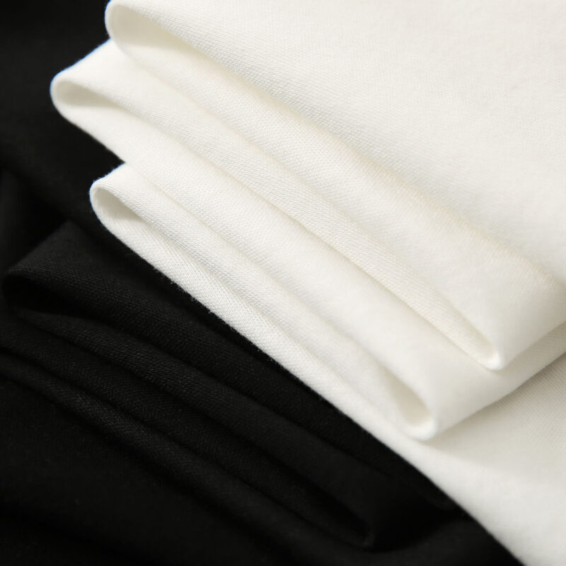 Black and White Ammonia treated Cotton T shirt 3