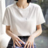 Black and White Ammonia treated Cotton T shirt 5