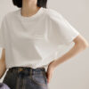 Black and White Ammonia treated Cotton T shirt 6