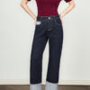 Blue Thin Cuffed Casual Jeans 8