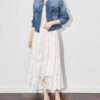Blue vintage heavy duty studded denim jacket 7