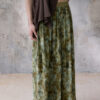 Bohemian Diamond-checkered Printed Skirt