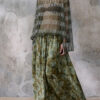 Bohemian Diamond-checkered Printed Skirt