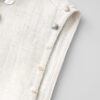 Bohemian Vacation-style Linen Tencel Sleeveless Shell Pendant Tassel Dress