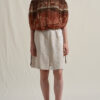 Bohemian-style Vacation Printed Off-the-Shoulder Drawstring Top