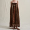 Bohemian-style Vacation Printed Strappy Dress