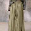 Bohemian style drawstring ramie skirt 4