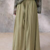 Bohemian style drawstring ramie skirt 5