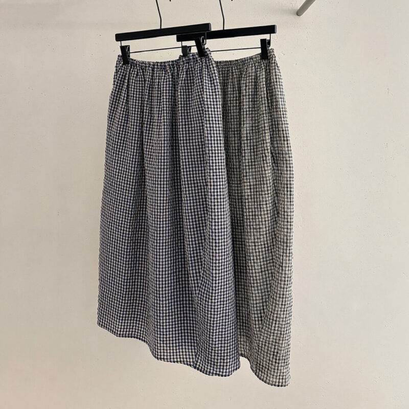 Bubble Check Floral Skirt 2