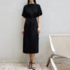 Champagne Silk Commuter Dress 2