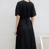 Champagne Silk Commuter Dress 5