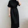 Champagne Silk Commuter Dress 6