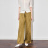 Commuter Loose Acetate Satin Casual Pants 9