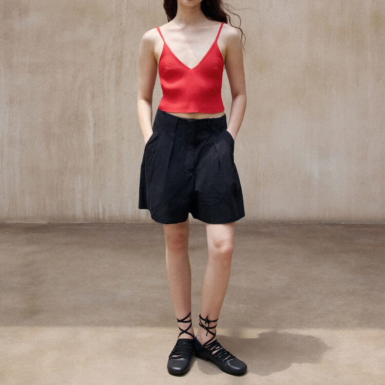 Cotton Crinkled Casual Shorts