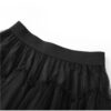 Elegant and flowy beaded mesh skirt