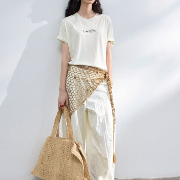 Embroidered Printed Cotton T shirt 3