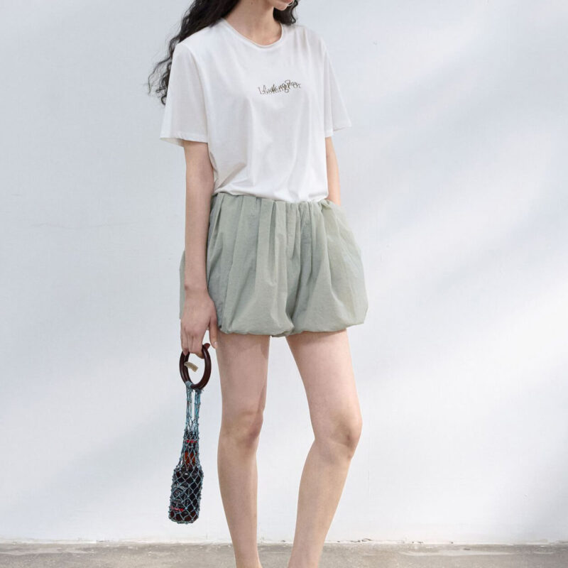 Embroidered Printed Cotton T shirt 4
