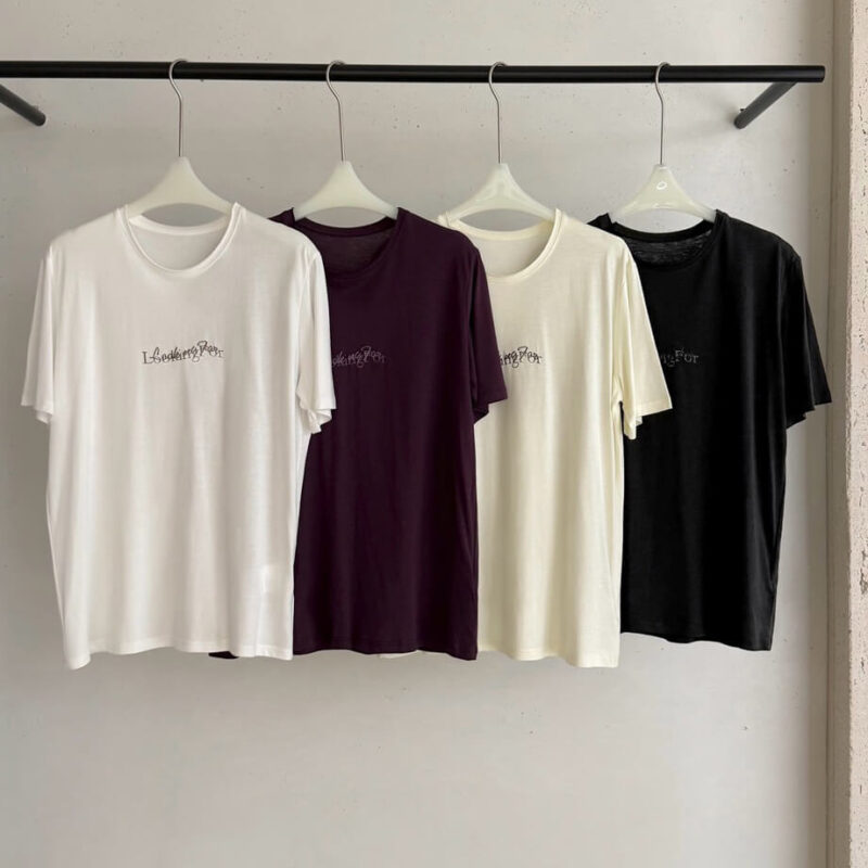 Embroidered Printed Cotton T shirt 8