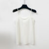 Embroidered jacquard bell sleeve shirt and tank top