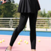 Fake two piece Anti Sheer Hip covering sweatpants 2