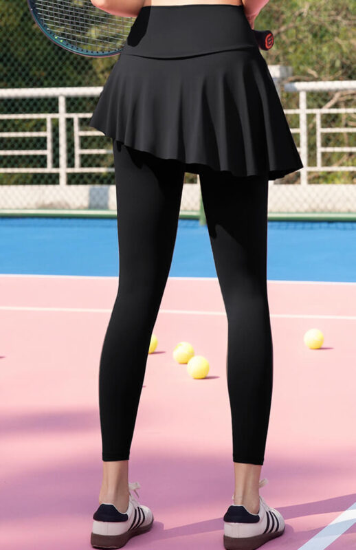 Fake two piece Anti Sheer Hip covering sweatpants 6