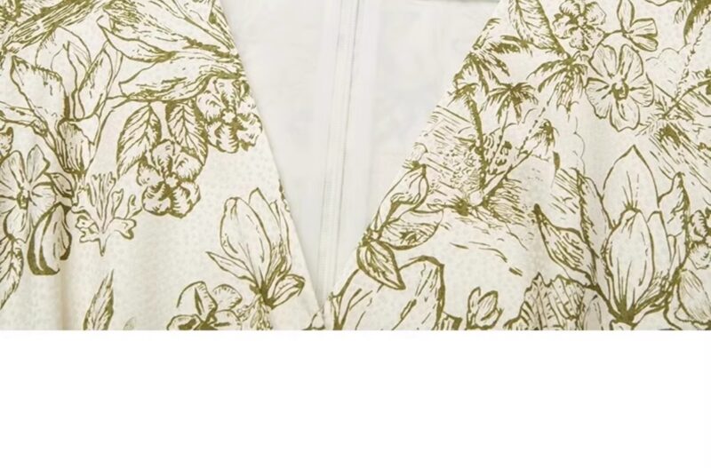 Fashion print slim dress 1