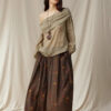 French Ramie Off Shoulder Top 8