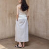 H shaped Irregular Twisted Slit Skirt 4