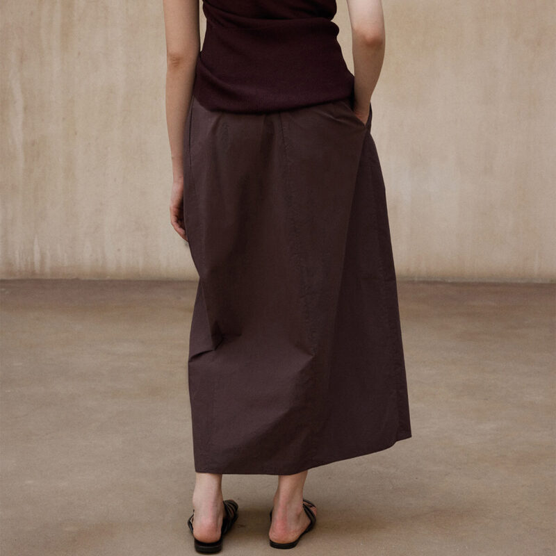 H shaped Irregular Twisted Slit Skirt 9
