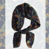 Hand-Rolled Fresh Floral Mulberry Silk Square Scarf
