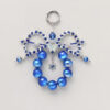 Handmade Beaded Bow Snowflake Pendant Phone Chain Bag Hanging 1