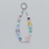 Handmade Beaded Spring Dopamine Phone Strap Bag Charm 3