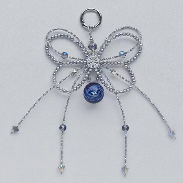 Handmade Star Ball Bow Cell Phone Chain
