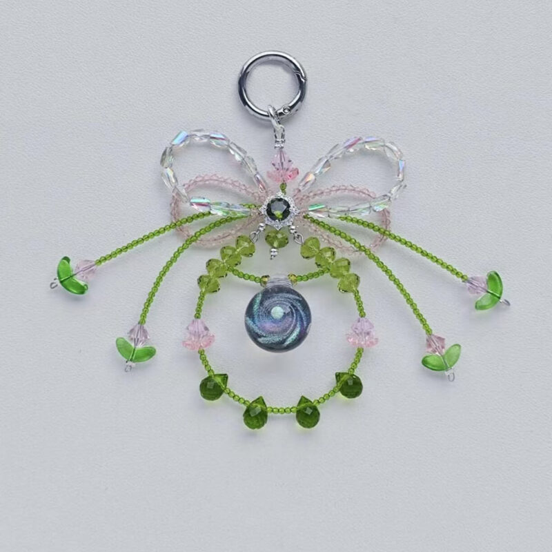 Handmade Star Ball Bow Cell Phone Chain