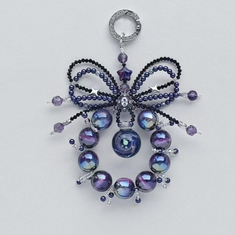 Handmade Star Ball Bow Cell Phone Chain