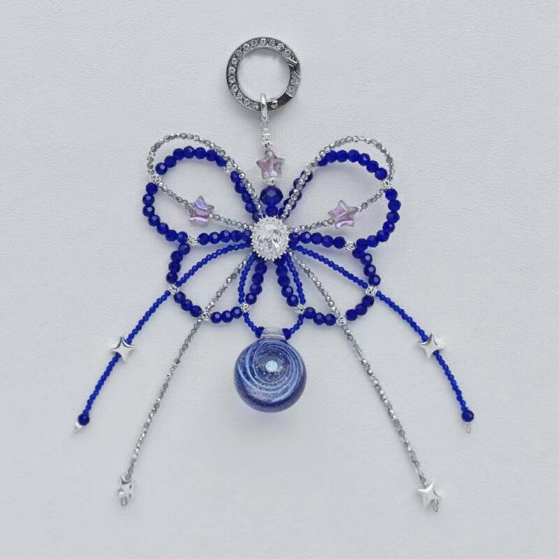 Handmade Star Ball Bow Cell Phone Chain