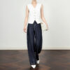High rise straight wide leg jeans 11