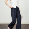 High rise straight wide leg jeans 6
