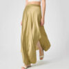 High-waisted Casual Irregular Side Slit Skirt