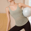 Hollow knitted sling yoga suit 5